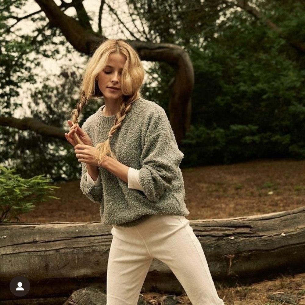 DÔEN Nadine sweater in nuage, GUC, XS